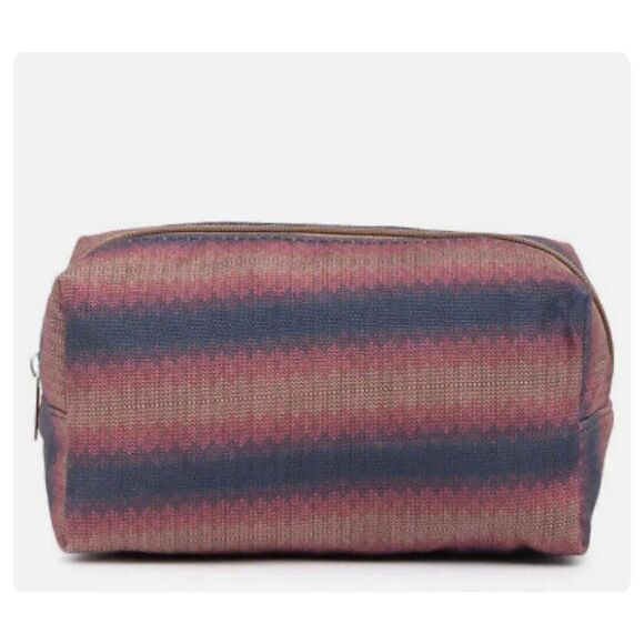 NWT BP. Loaf Canvas Pouch in Blue- Pink Multi at Nordstrom - Picture 1 of 11